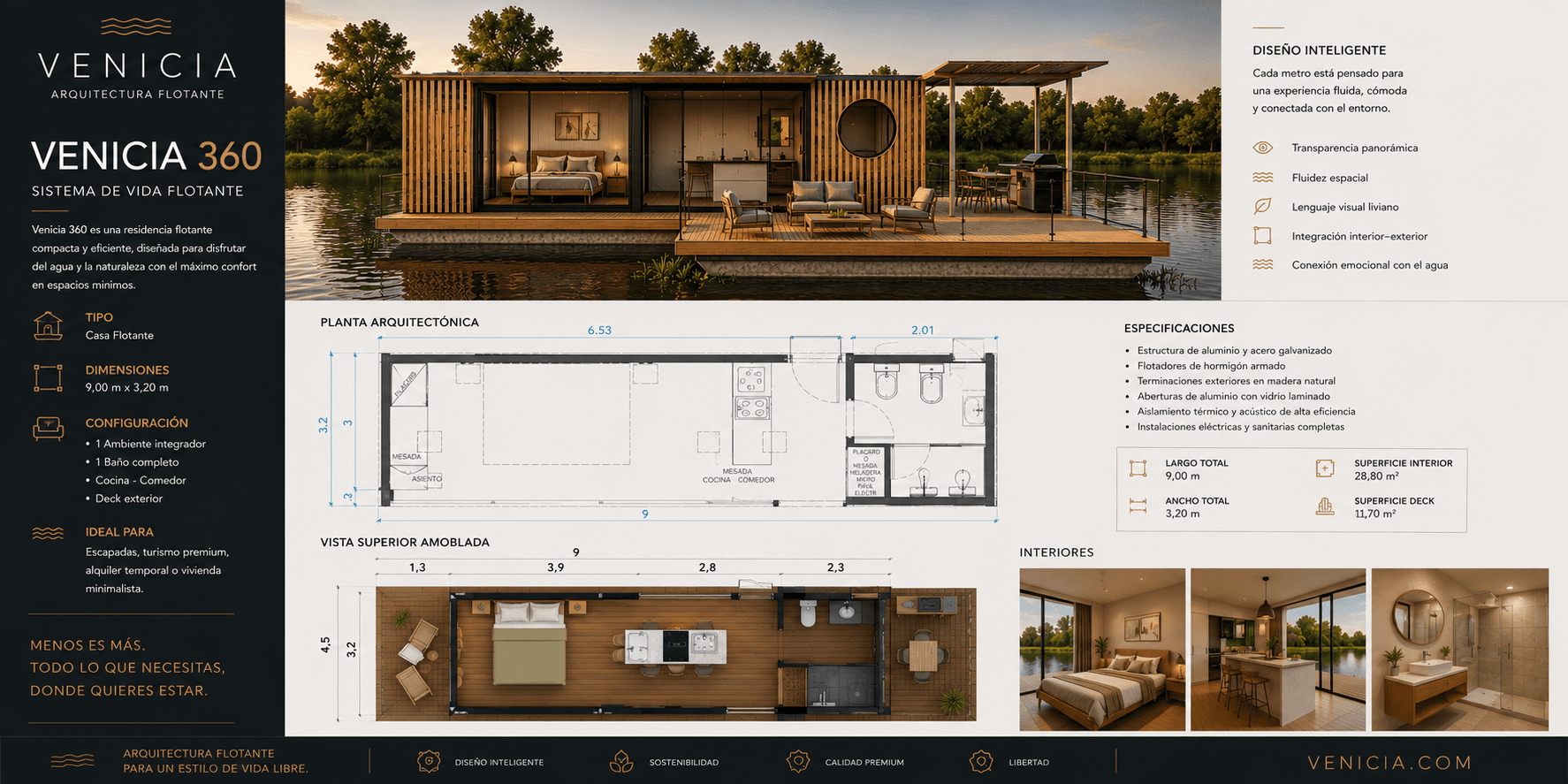 Planta arquitectónica Venicia 360